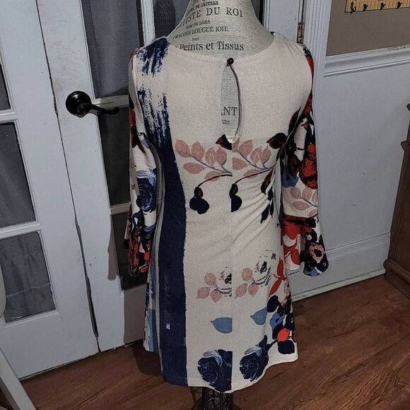 Maeve Anthropologie Womens Anthousia Knit Floral Dress XS - Picture 2 of 5